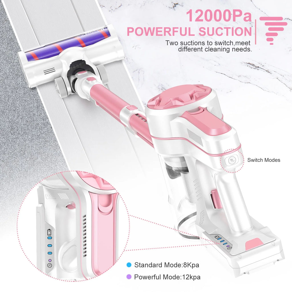 Cordless Stick Vacuum Cleaner with 2200mAh Lithium Batteries E788
