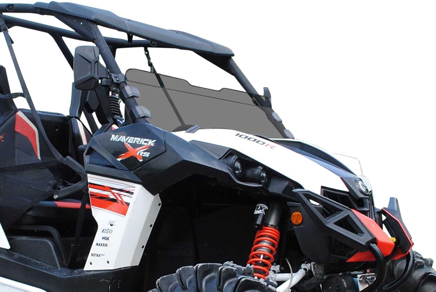 Heavy-Duty Half Windshield, 1/4" Thick Dark Tint Polycarbonate V164231