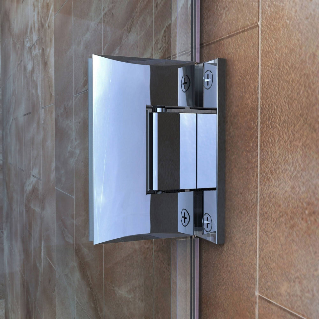 Oil Rubbed Bronze Hinged Shower Door P52320
