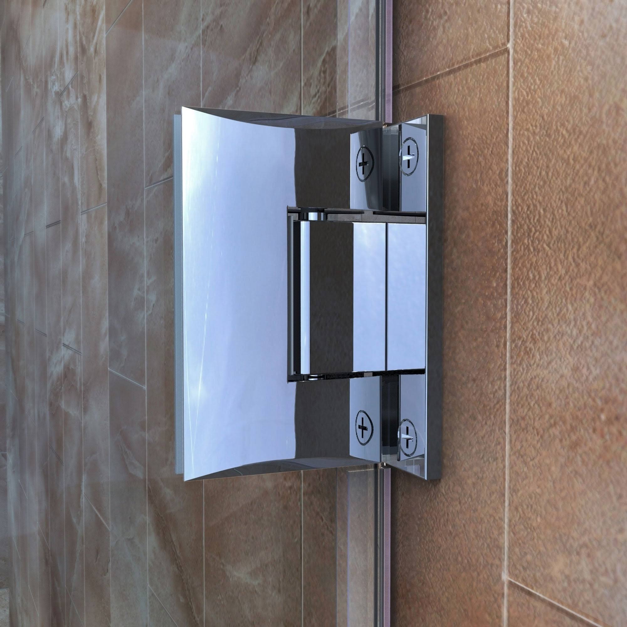 Oil Rubbed Bronze Hinged Shower Door P52320