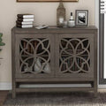 Gray 2-Door Accent Cabinet U401219