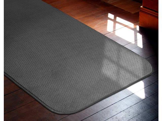 Skid-Resistant Carpet Runner - Gray - 14 ft. x 27 in. Q44418