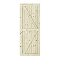 Unfinished Pine Barn Door Slab 33 in. N620