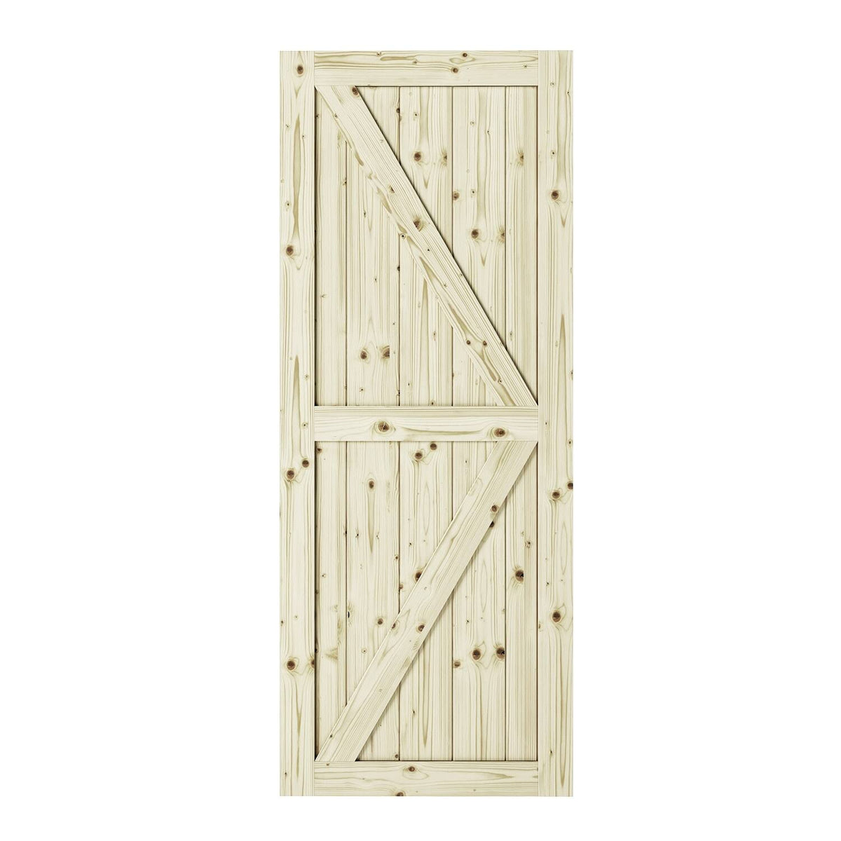 Unfinished Pine Barn Door Slab 33 in. N620