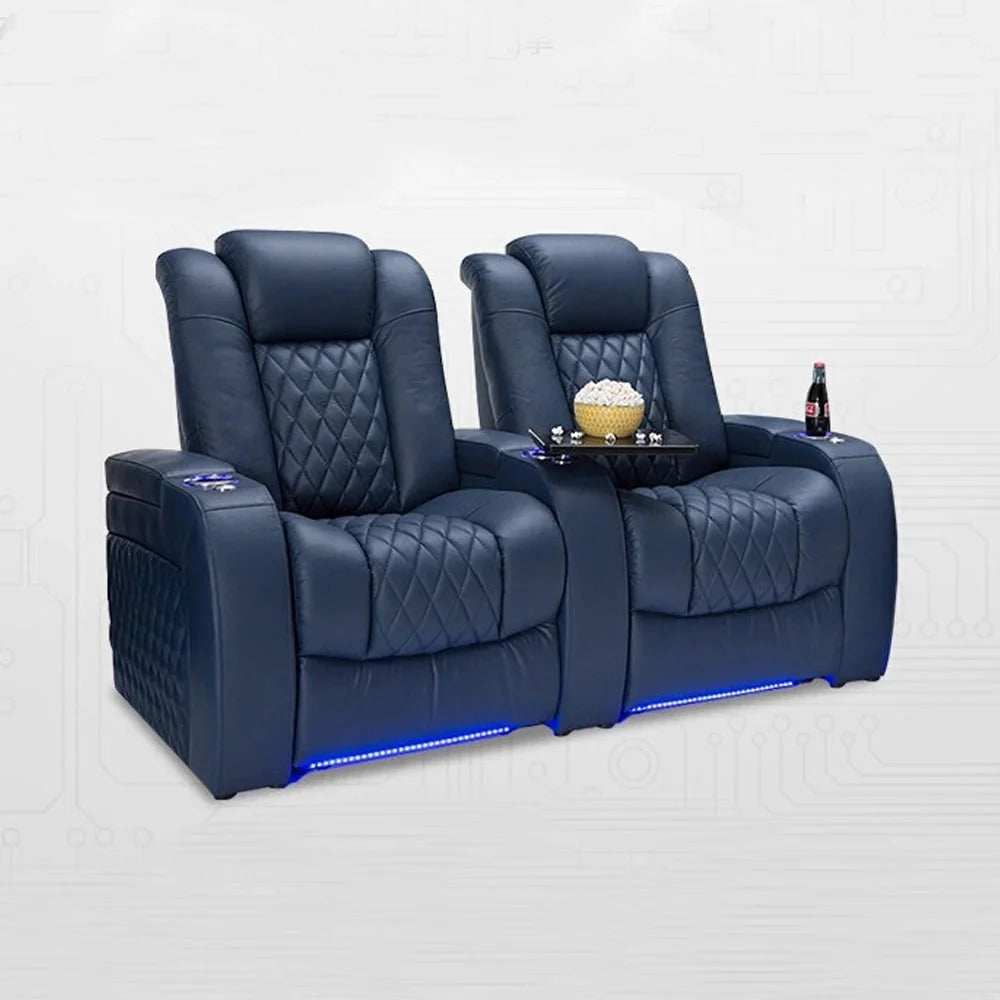 Genuine Leather Electric Recliner Sofa N42145