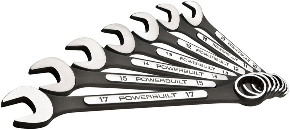Metric Universal Combination Wrench Set 7 Piece 10-17mm Pack of 2 O587