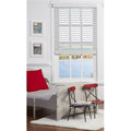 Cordless Faux Wood Blind White 44.5 x 72 in. D900