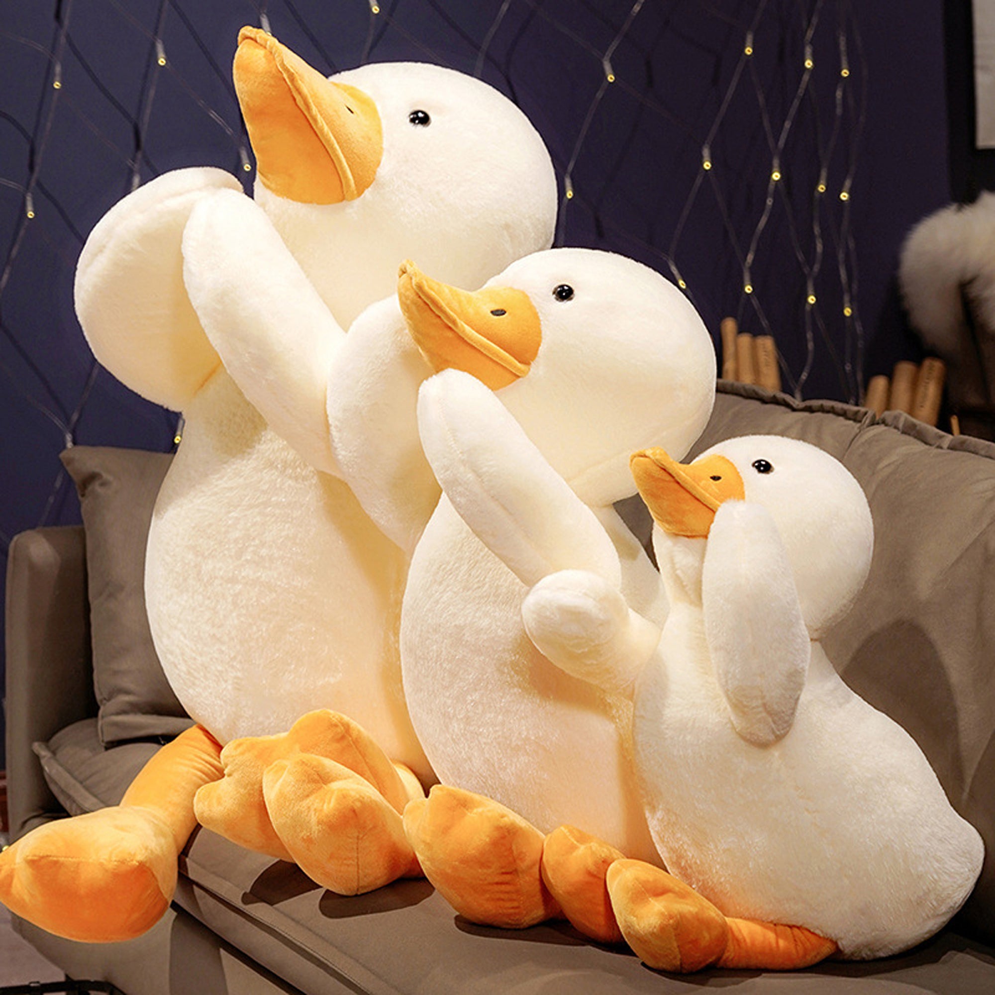 Cartoon Duck Plush Throw Pillow Stuffed Toy J893715