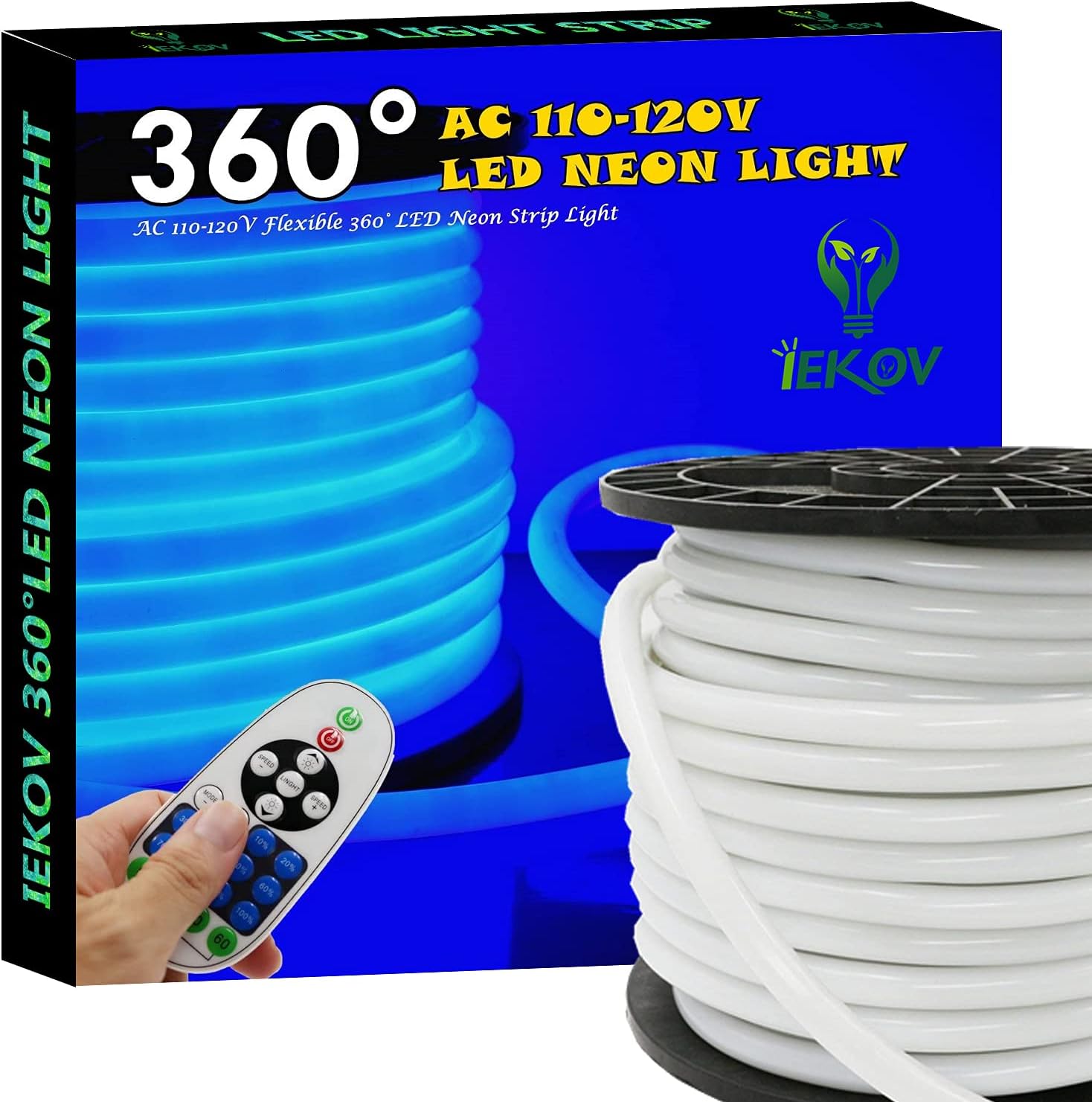 32.8ft Dimmable Waterproof Flexible LED Neon Rope Light G55844