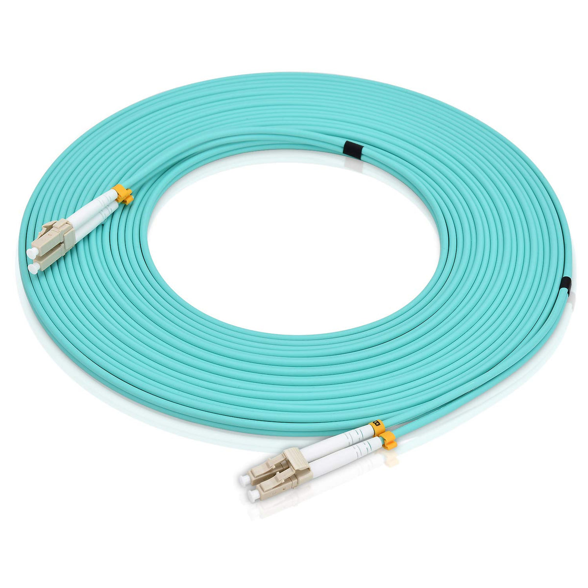Fiber Optic Patch Cable SC to SC, Single Mode OS1 9/125um, 5M, White U154920