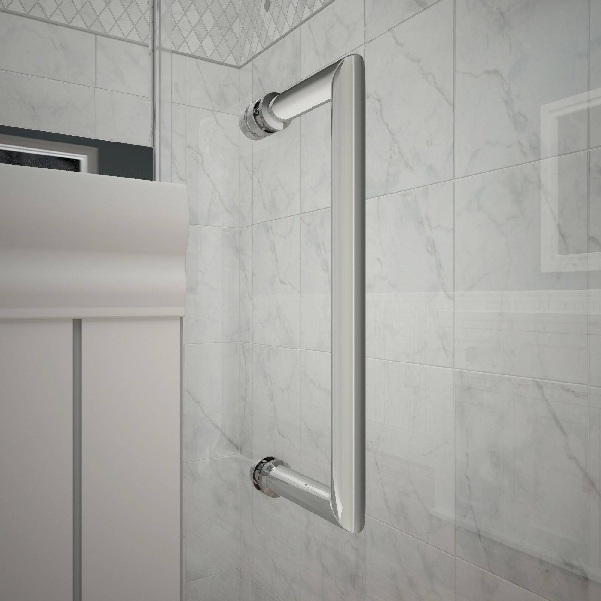Oil Rubbed Bronze Hinged Shower Door P52320