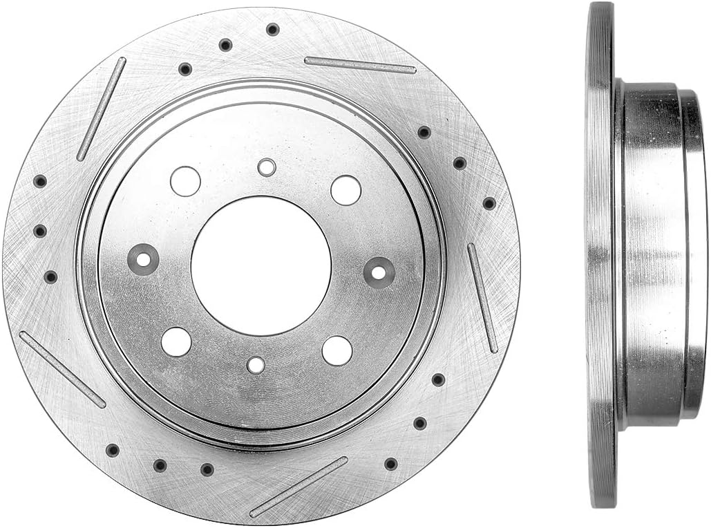 REAR Brake Rotors Set Pack of 2 W3214