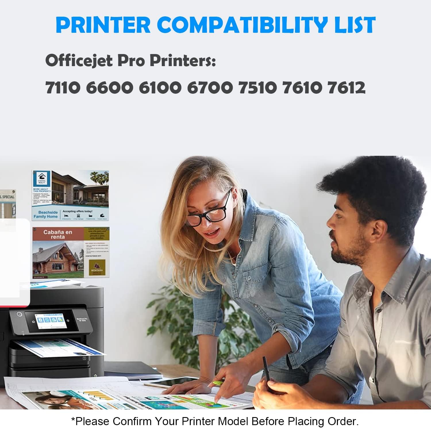 Compatible Ink Cartridges for HP 952 952XL Replacement High Yield 5 Pack F856431
