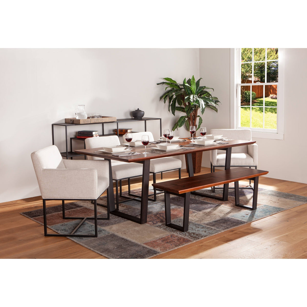 Brown Dining Bench R3434