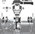 Carbon Fiber Center Console Vinyl Wrap Stickers Pack of 2 R480