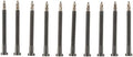Black 60mm Tubeless Valve Stem Pack of 10 Q94714