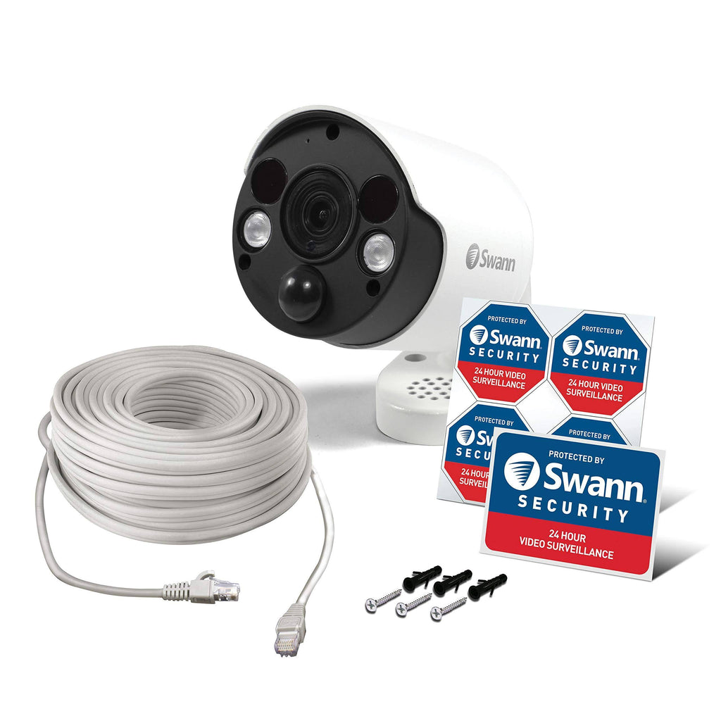 4K Wired PIR Bullet Security Camera with Spotlight D9847