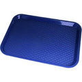 Textured Fast Food Tray, 14 x 18-inch, Plastic, Navy Blue, 12-Units K38061