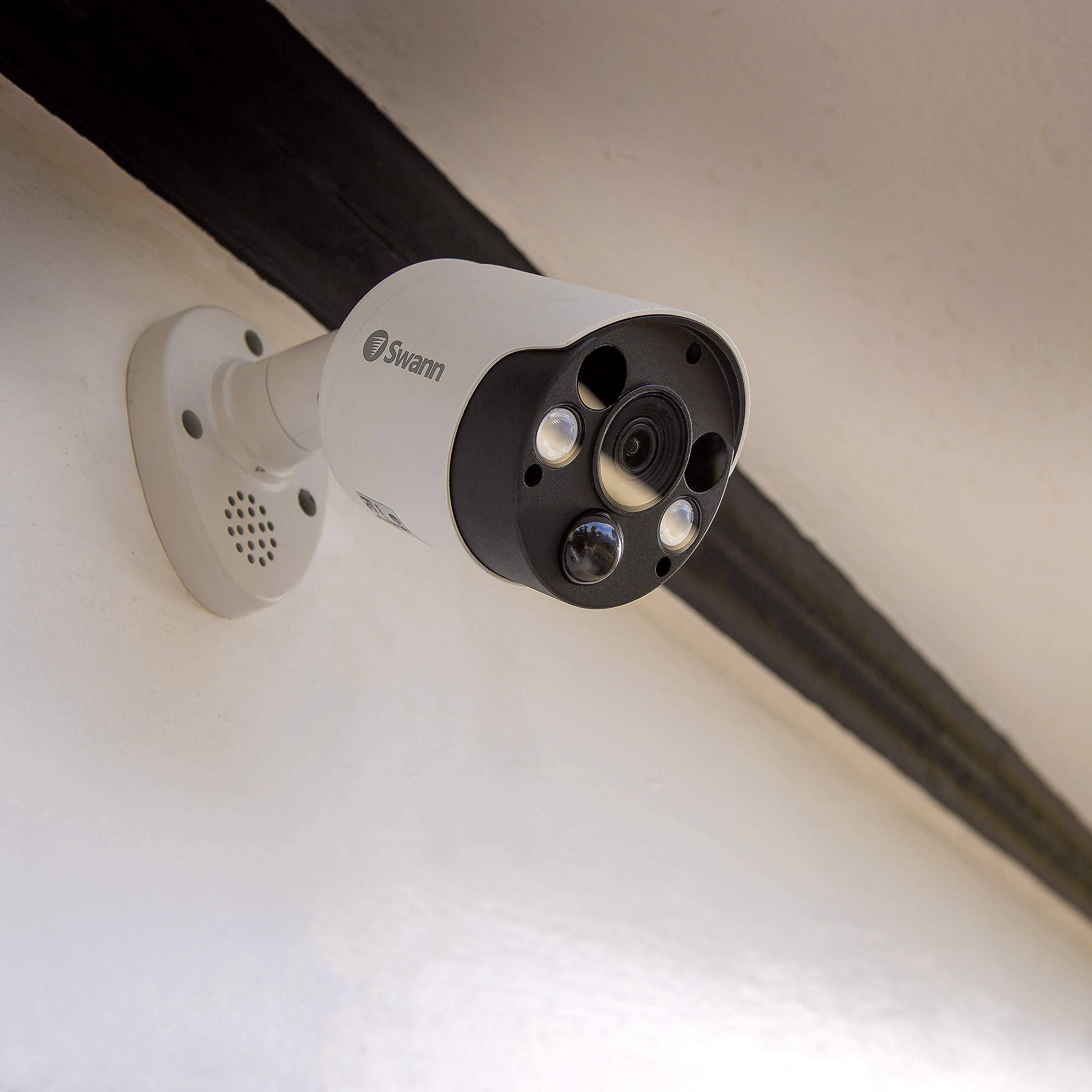 4K Wired PIR Bullet Security Camera with Spotlight D9847