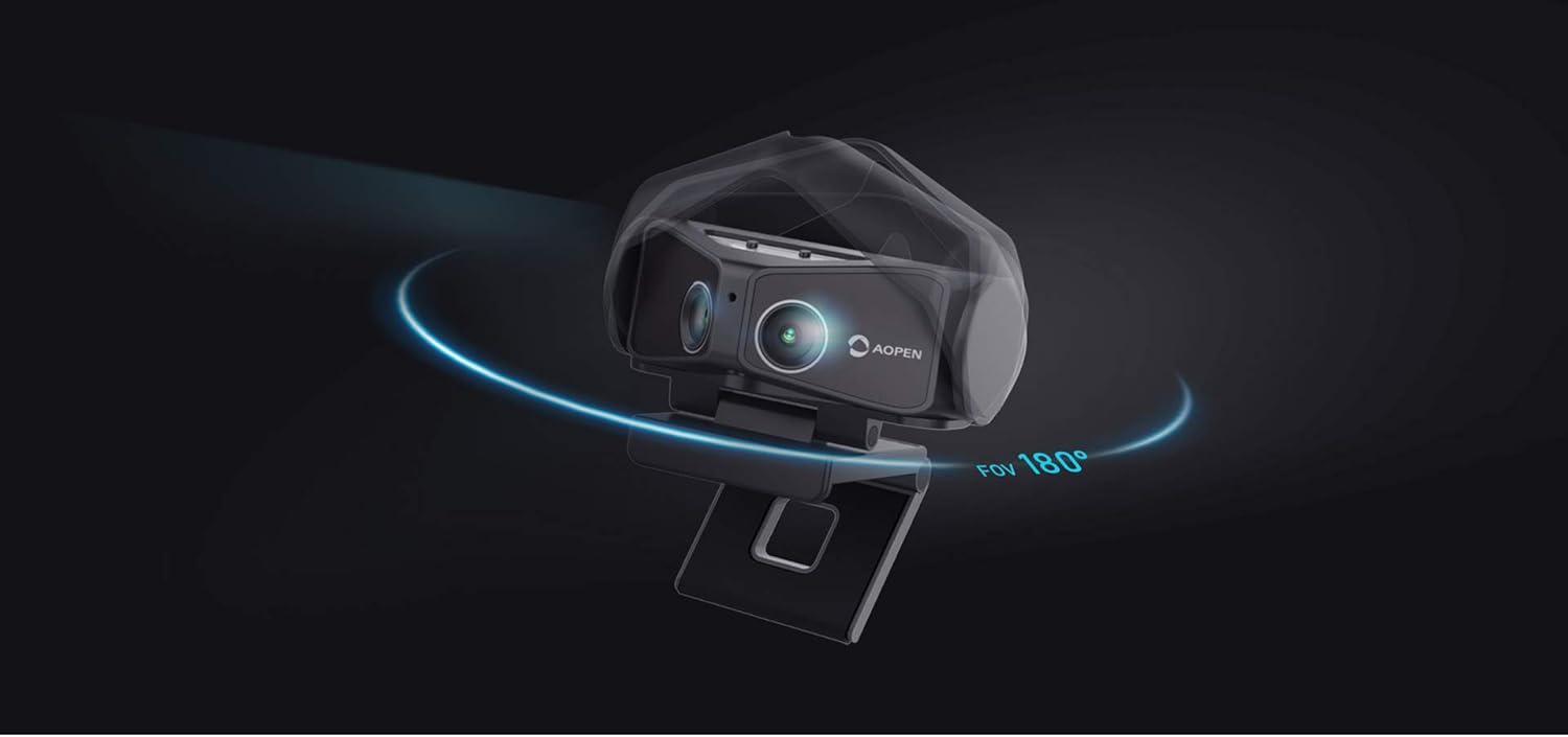 4K Video Conference Camera with 180° Viewing Angle Y8042