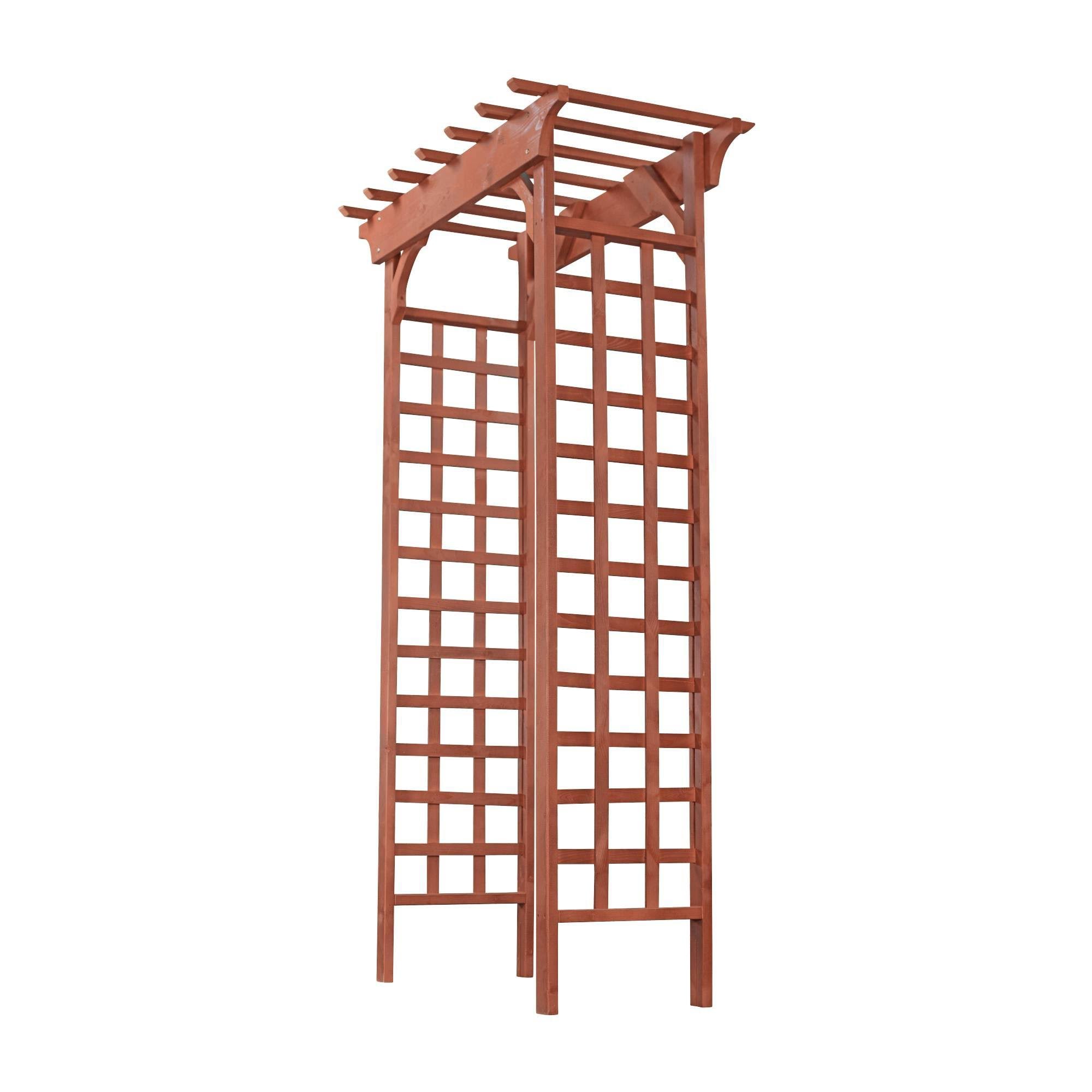 Medium Brown Garden Arbor S622