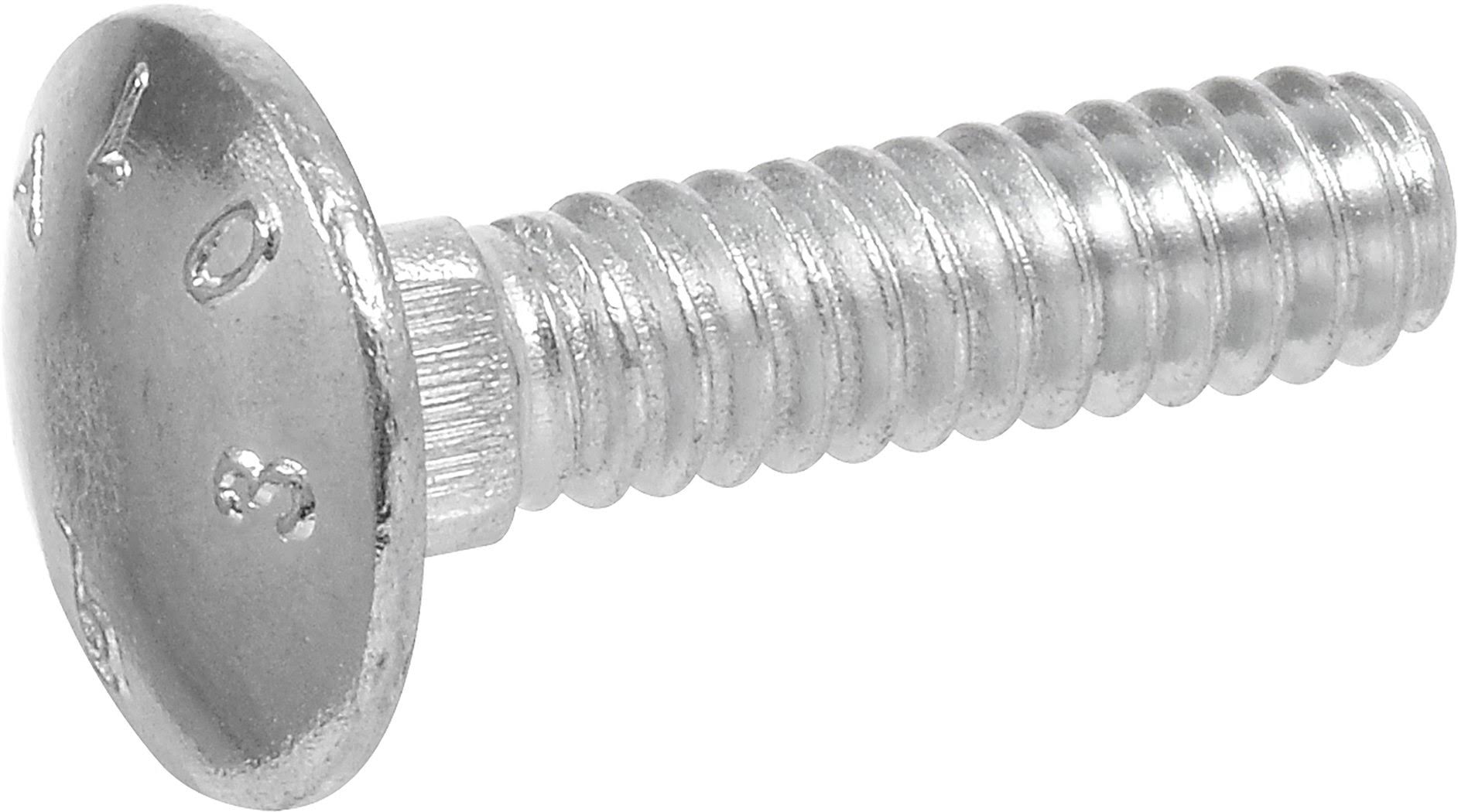 7/16 x 4-1/2-Inch Steel Zinc-Plated Carriage Bolt, 25-Pack V441417