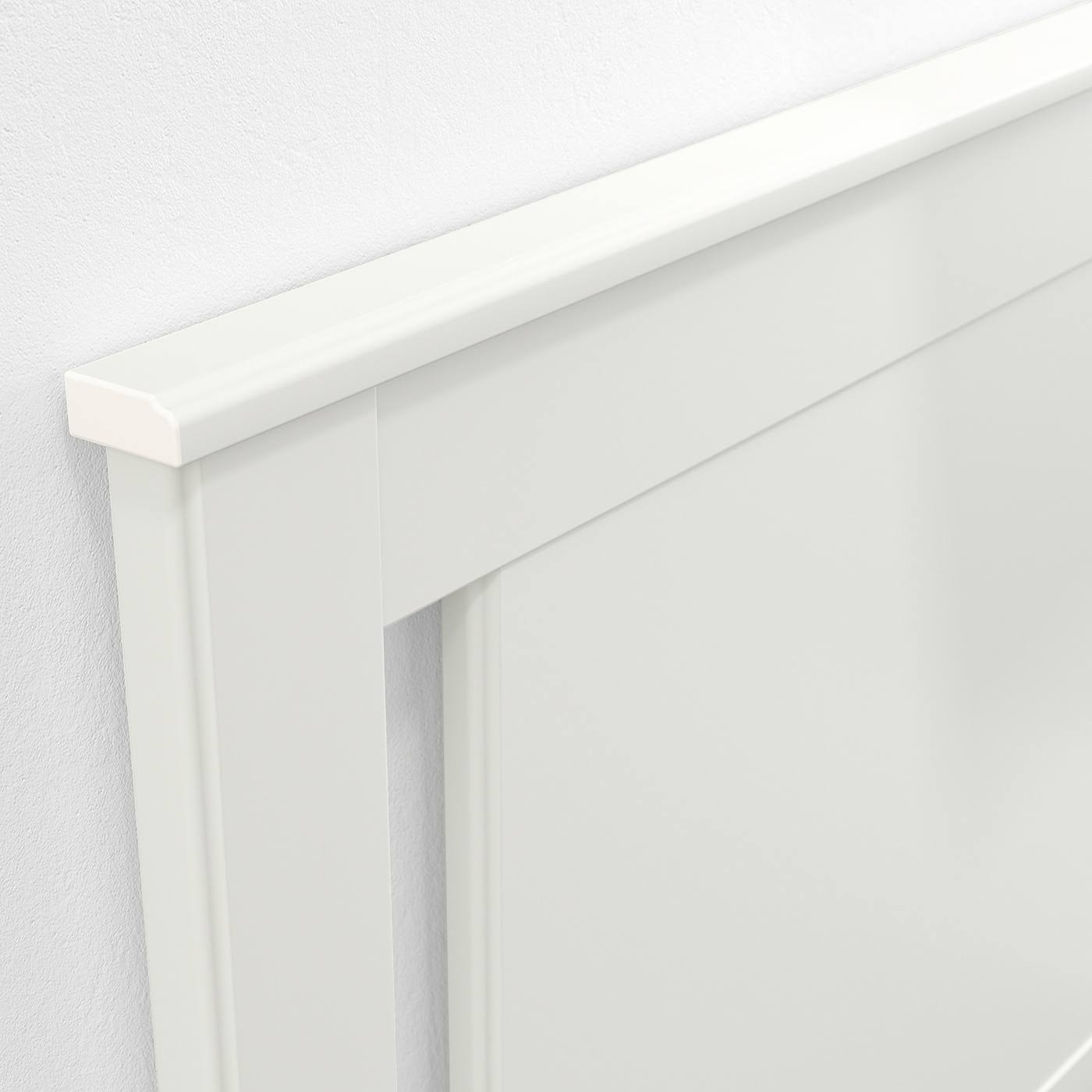 Twin White Bed Frame with 2 Storage Boxes P1443