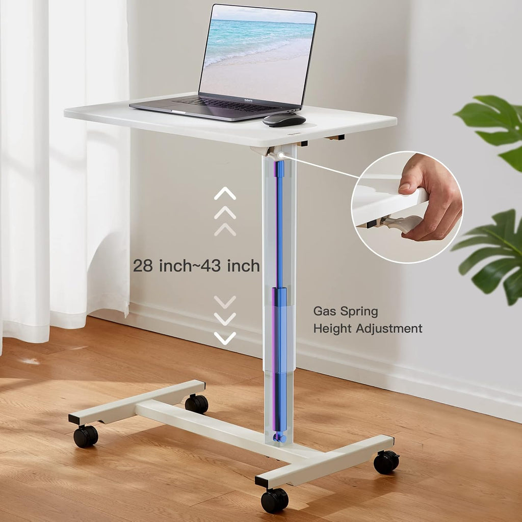 Mobile Standing Desk 27 inch with Gas Spring D3619