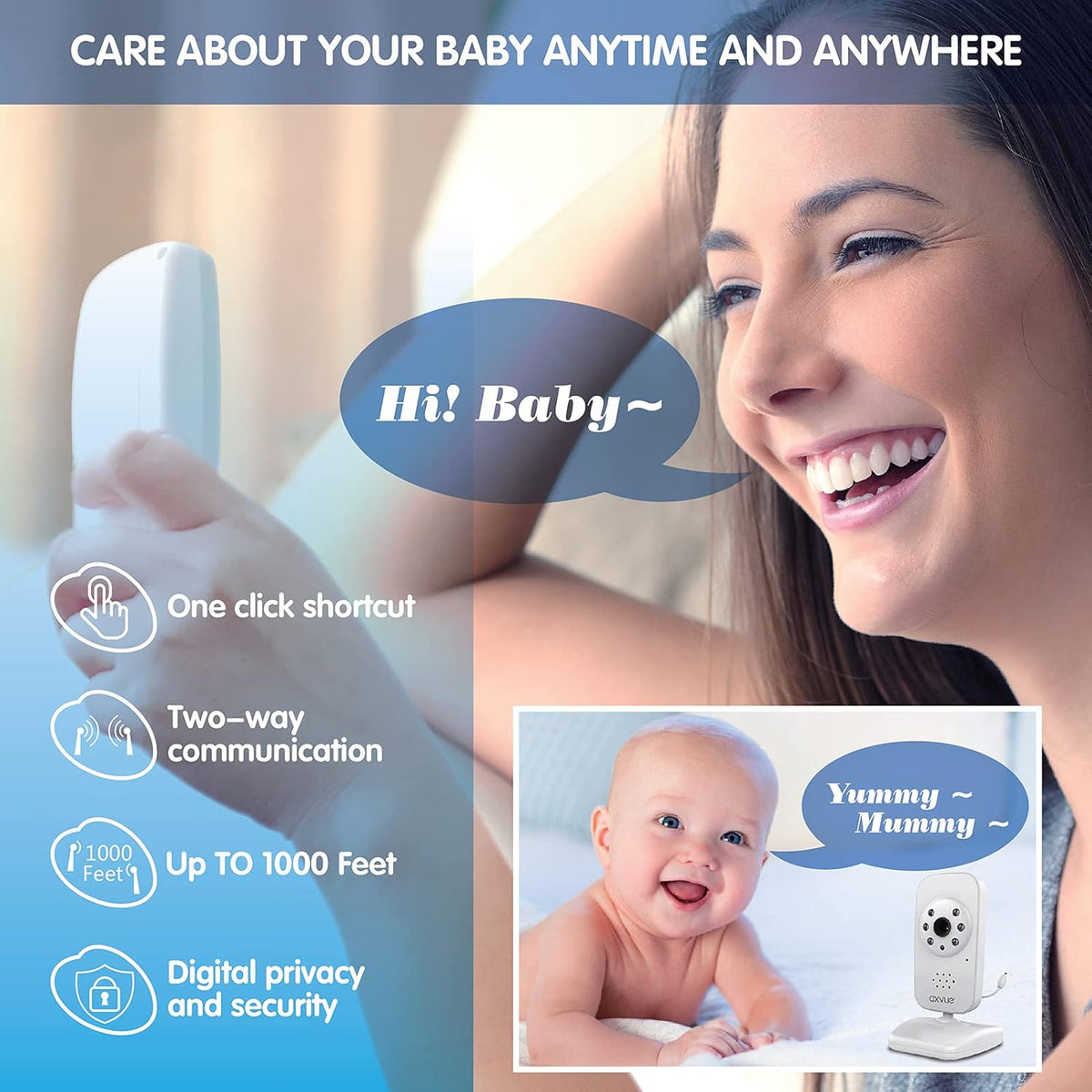 Video Baby Monitor with 2 Cameras C95591