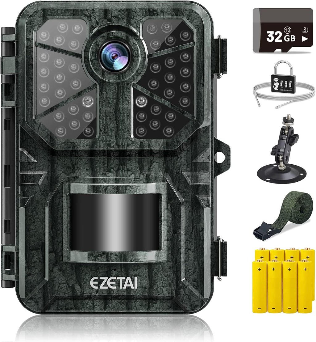 1520P 20MP Mini Trail Camera with Night Vision Motion Activated IP66 Waterproof Pack of 2 G4710