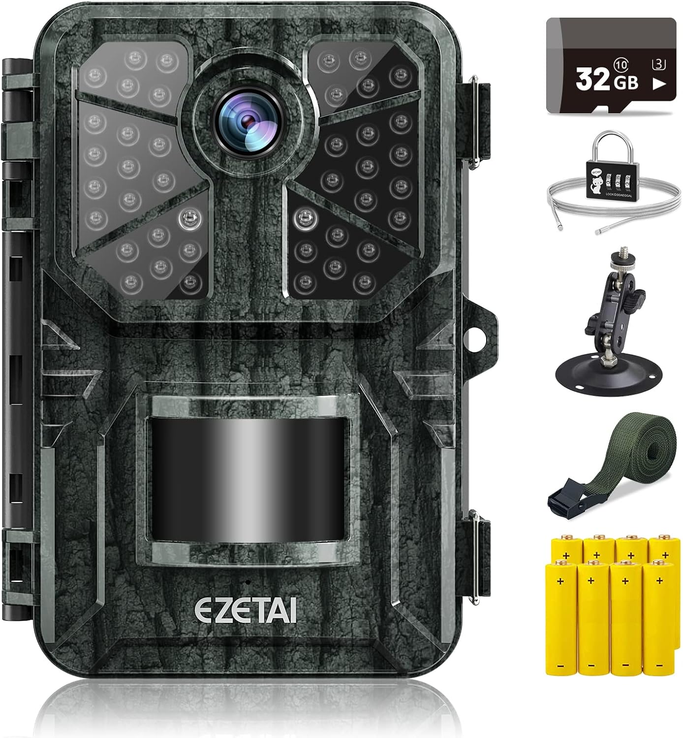 1520P 20MP Mini Trail Camera with Night Vision Motion Activated IP66 Waterproof Pack of 2 G4710