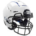 White Youth Football Helmet with Attached Titanium Facemask G33971