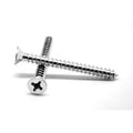 Sheet Metal Screw Phillips Flat Head Type A Low Carbon Steel Zinc Plated Pk 2700 A500024