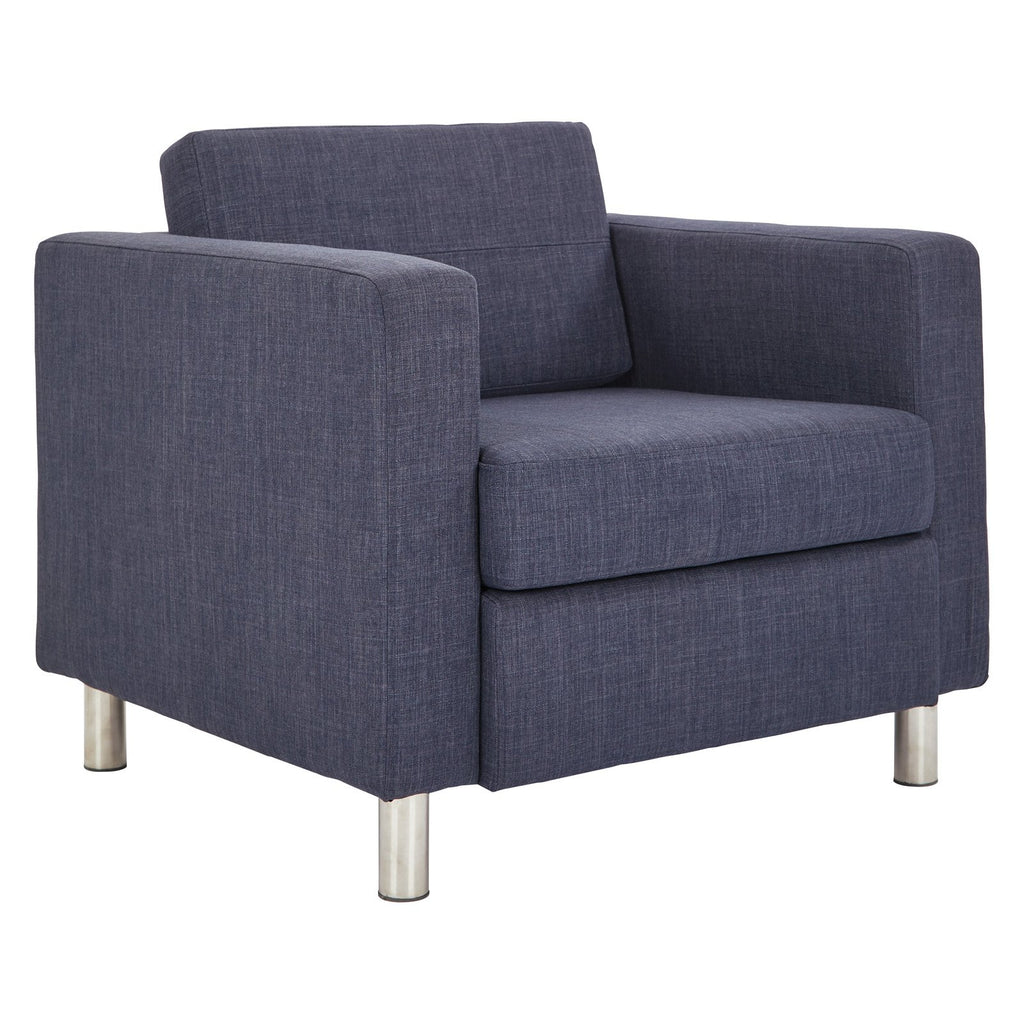 Tangerine Fabric Armchair O176