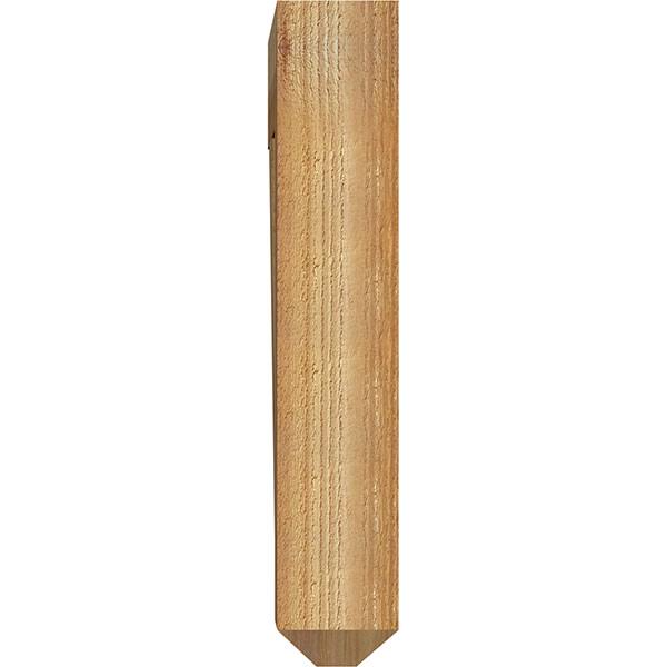 Traditional Craftsman Rough Sawn Bracket, Western Red Cedar J8051