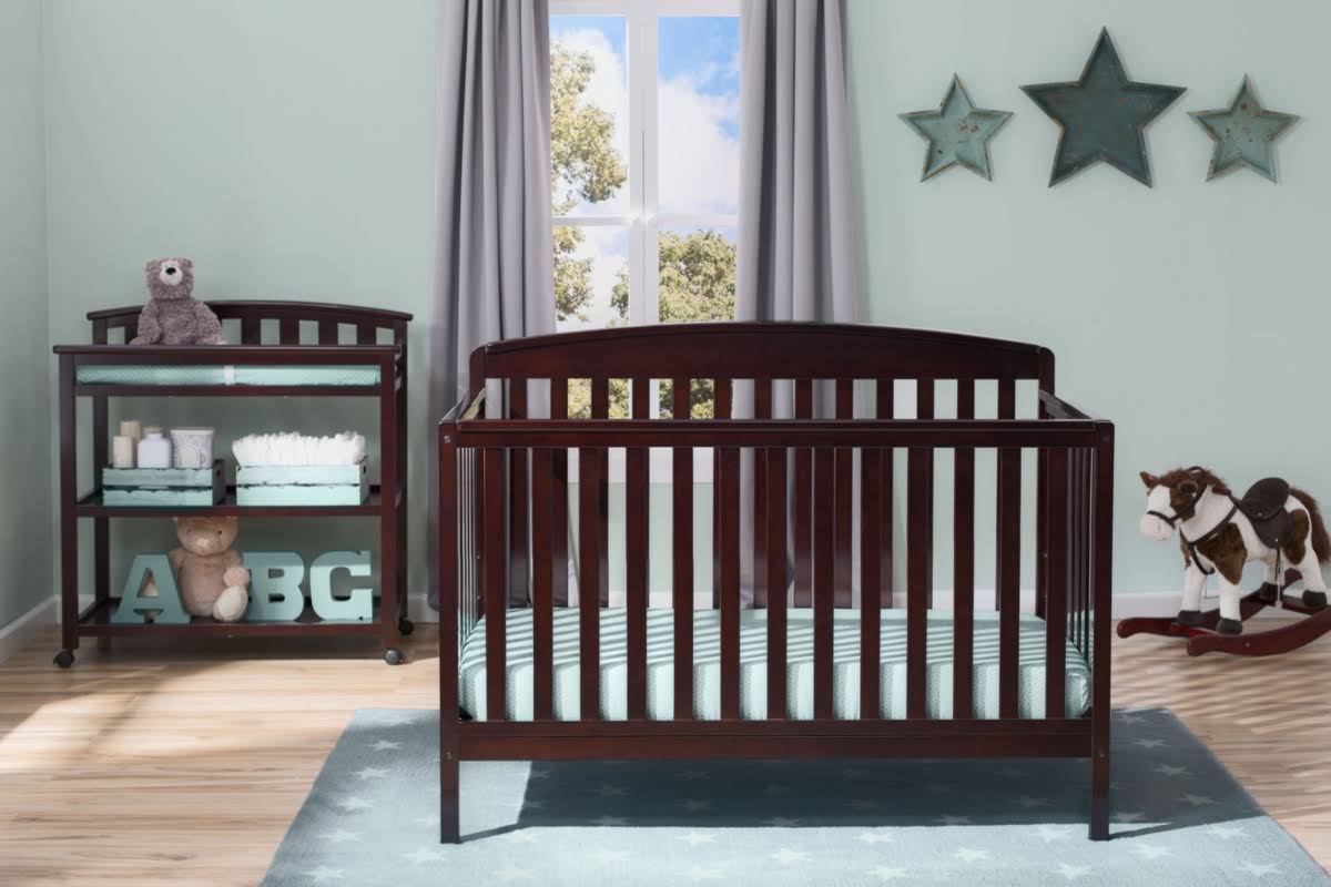 4-in-1 Convertible Crib White A513