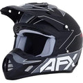 Matte Black/White Offroad Helmet, Size: XL W5942
