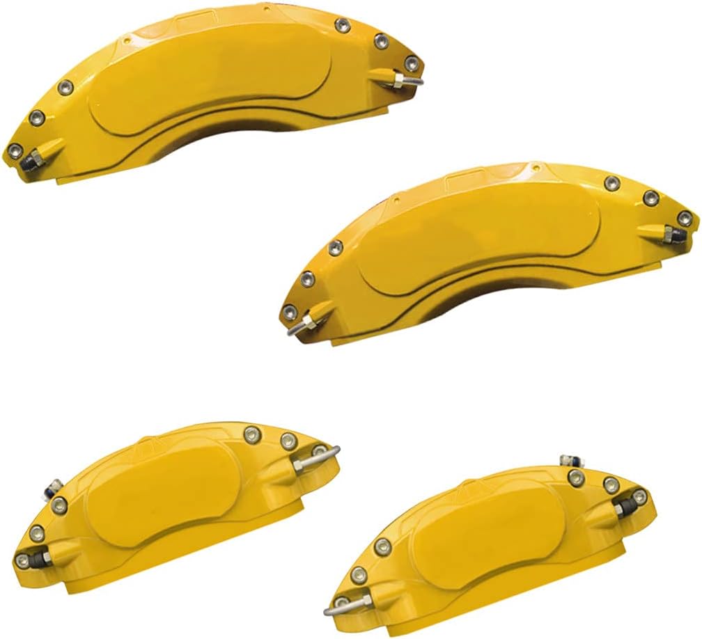 Aluminum Yellow Caliper Covers Set of 4 Q8432