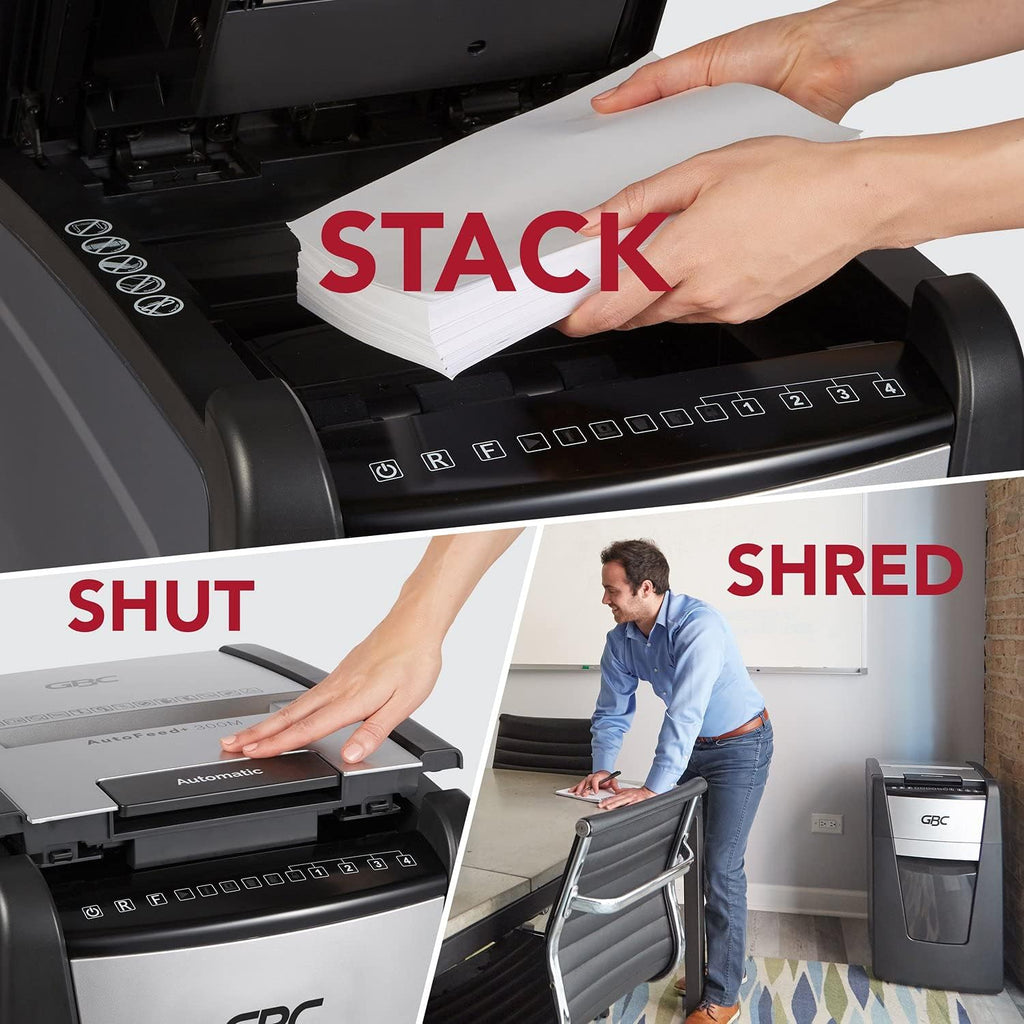 300 Sheet Capacity Micro-Cut Paper Shredder O9455
