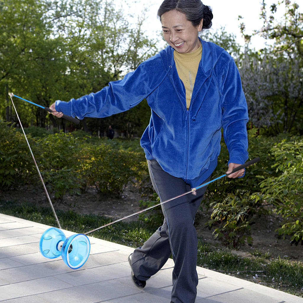 Yoyo Bearing Carnival Unresponsive Beginners Fitness Set Juggling Stick Prize Game Z260