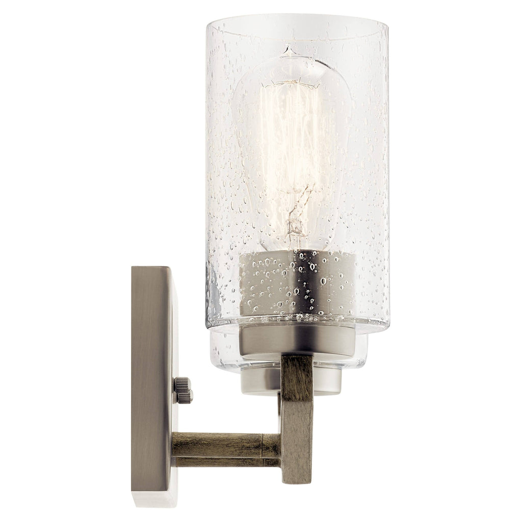 Two Light Bath Distressed Antique Gray I2038