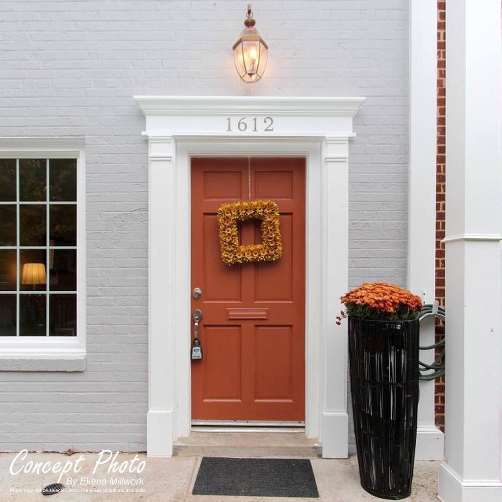 Smooth PVC Pilaster with Decorative Capital and Base (Pair) C938851