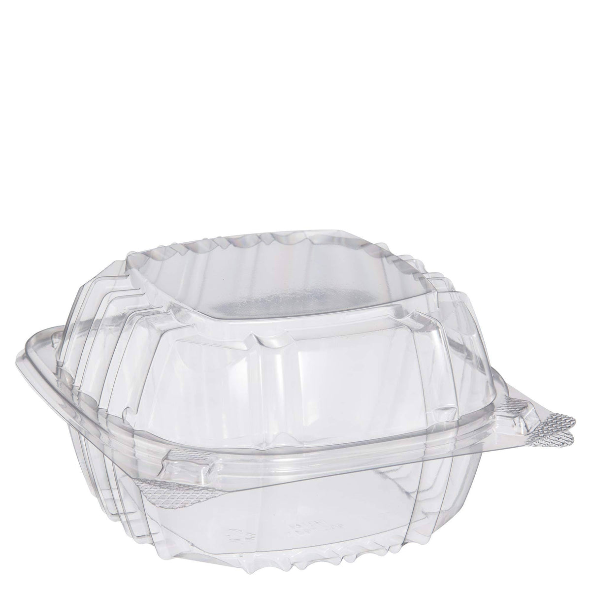 Clear Hinged-Lid Plastic Containers, 500/Carton H8356