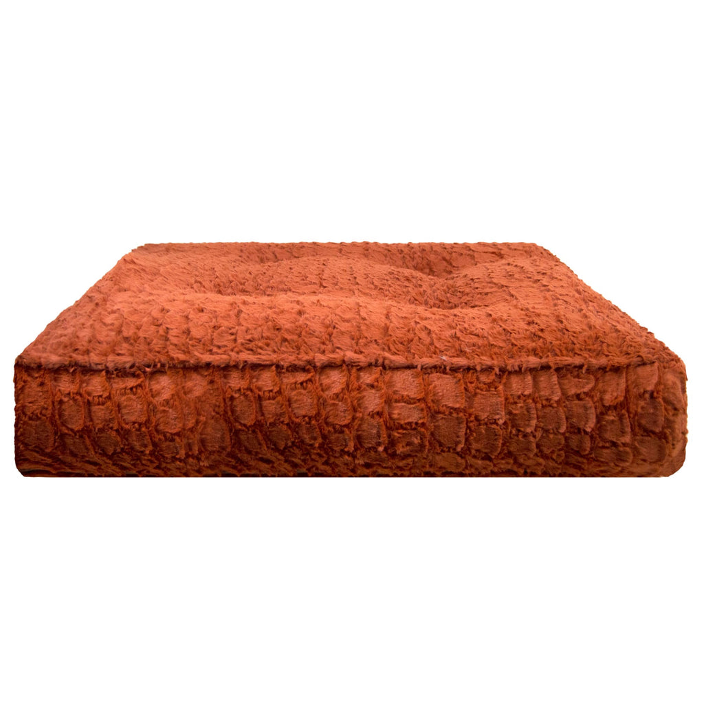 Medium Rectangle Faux Fur Dog Cat Bed W753
