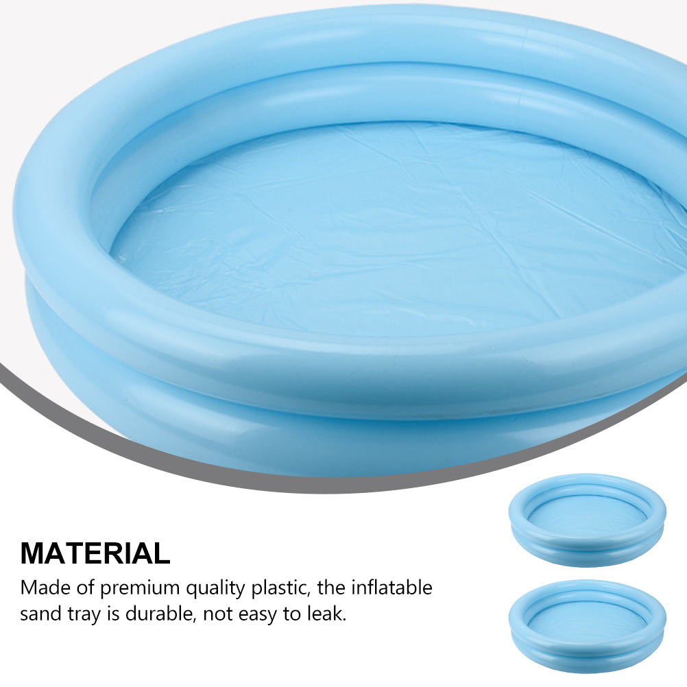 2Pcs Portable Inflatable Pool Plastic Sand Boxes D412