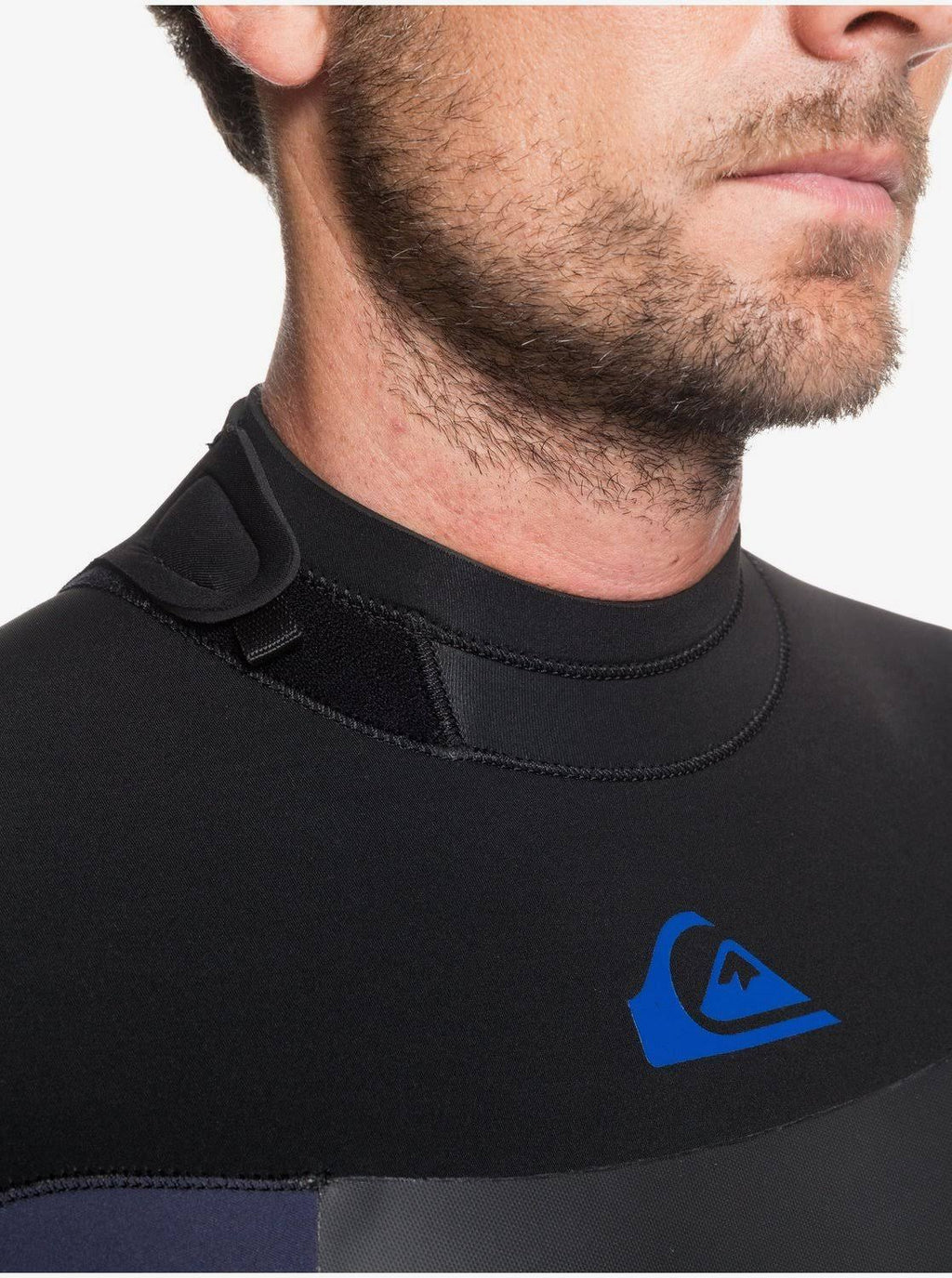 Black/Silver 4/3 Back Zip Wetsuit B4015