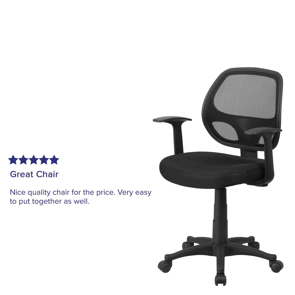 Black Mesh Computer Chair P61736