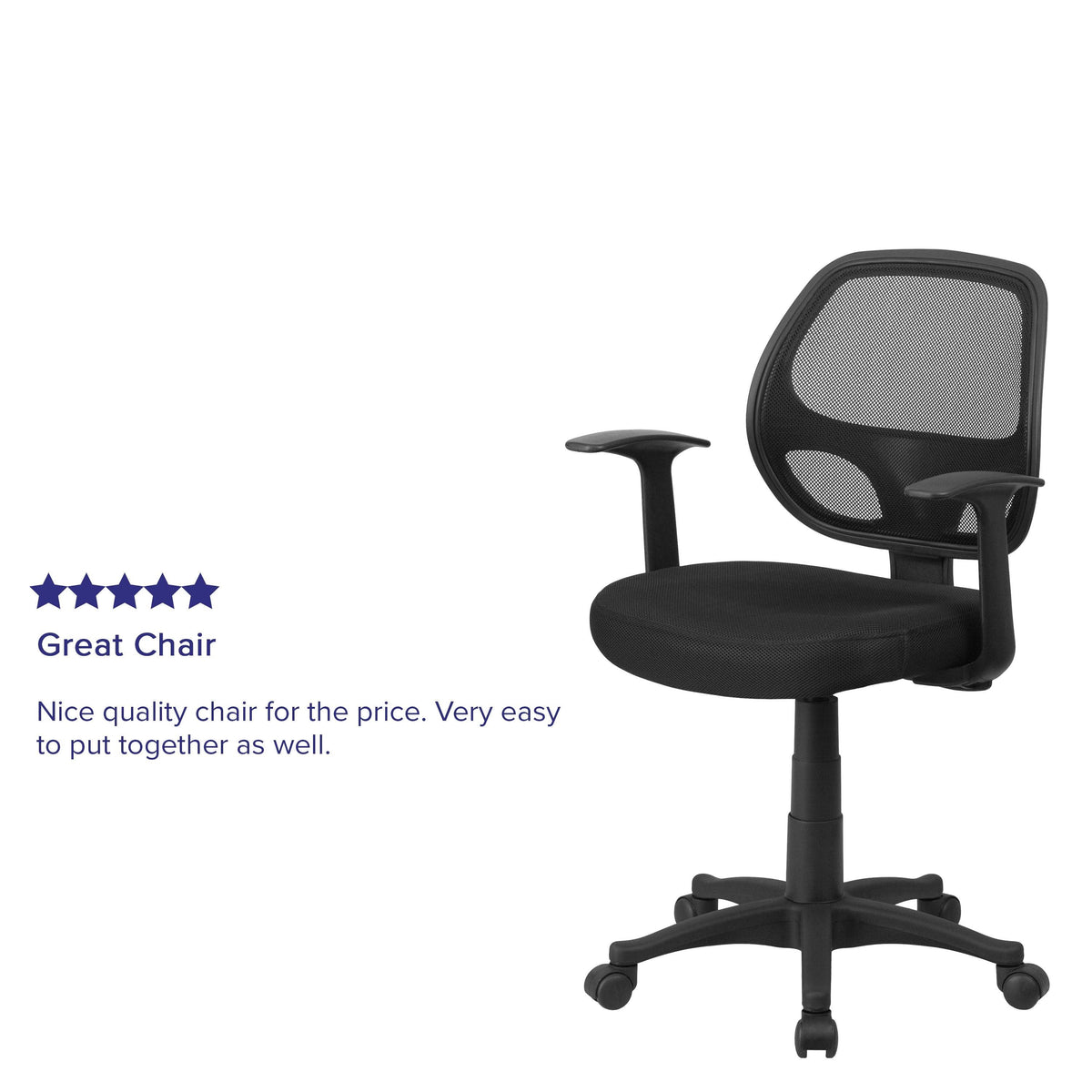 Black Mesh Computer Chair P61736
