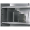Vertical Shelf Divider, 20 ga, Gray, PK12 M47250