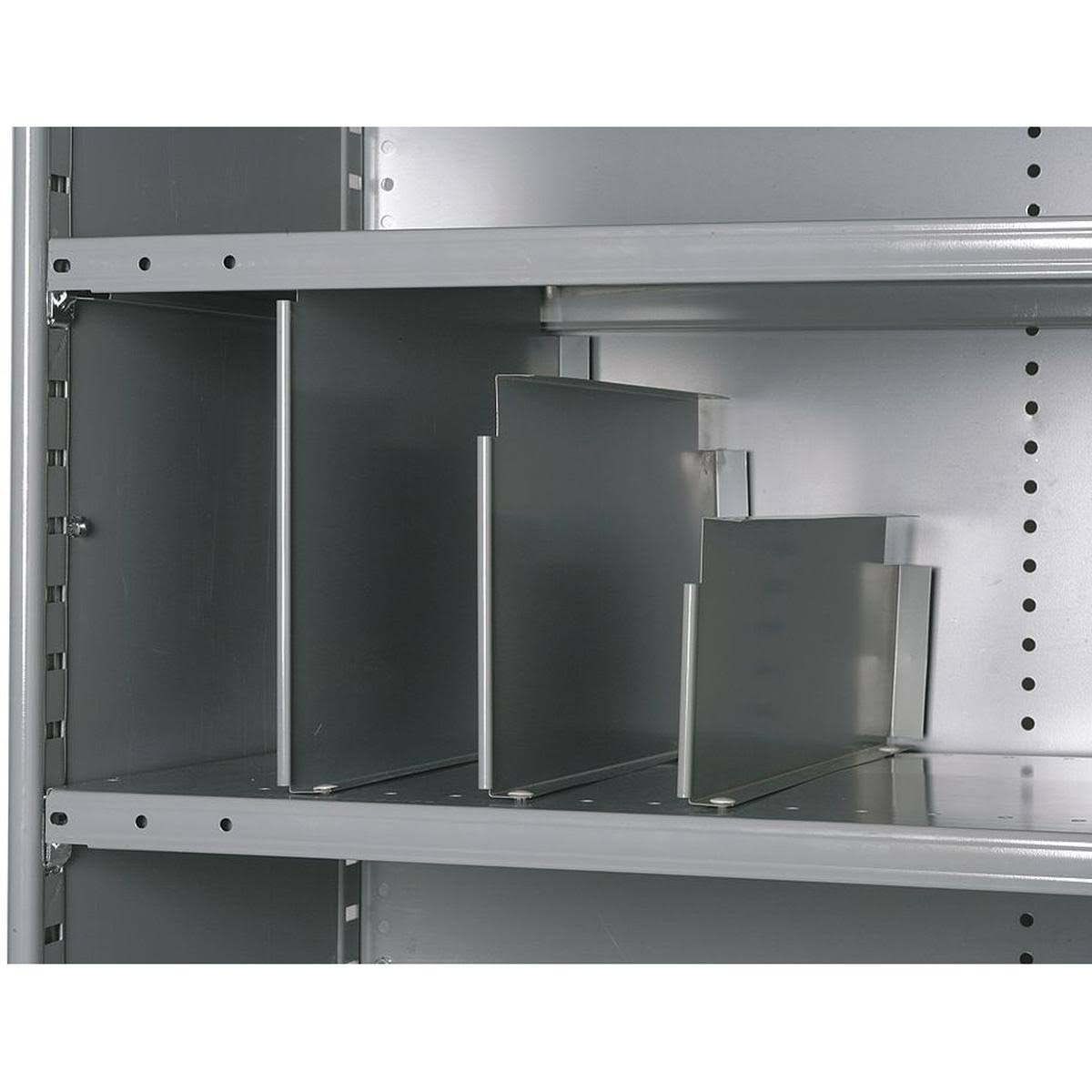 Vertical Shelf Divider, 20 ga, Gray, PK12 M47250